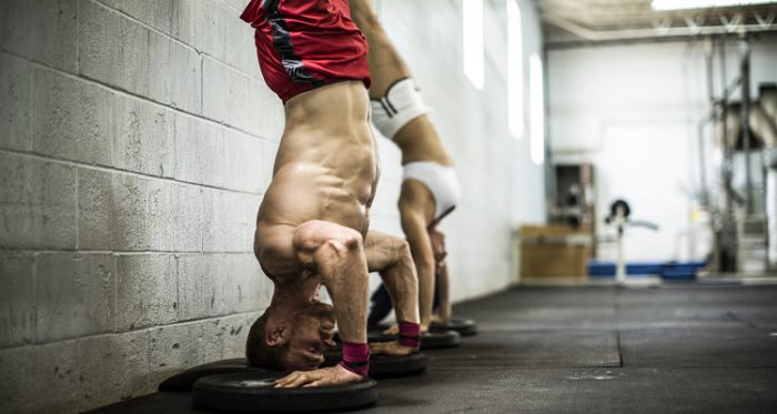 Wod Diane Crossfit handstand push ups