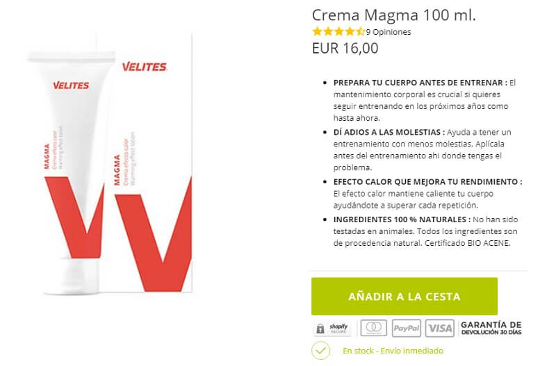 Crema Magma Velites