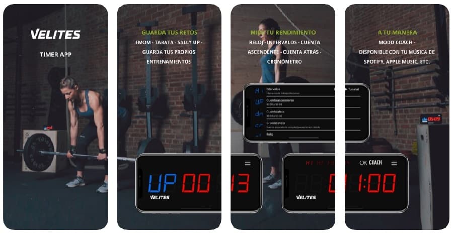 Velites Timer PRO tu APP para Crossfit