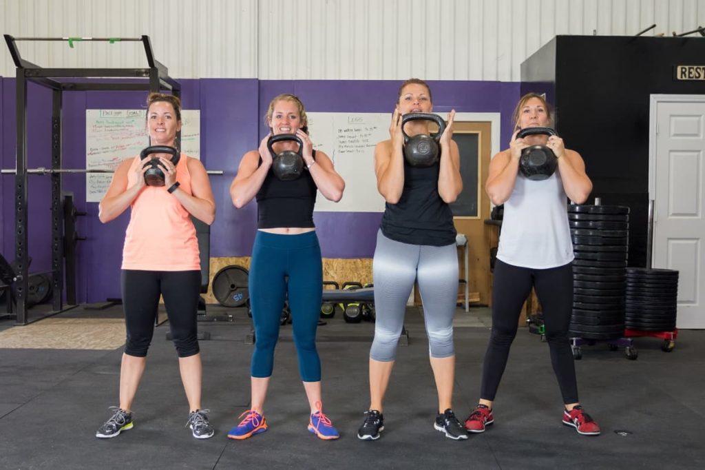 madres haciendo crossfit